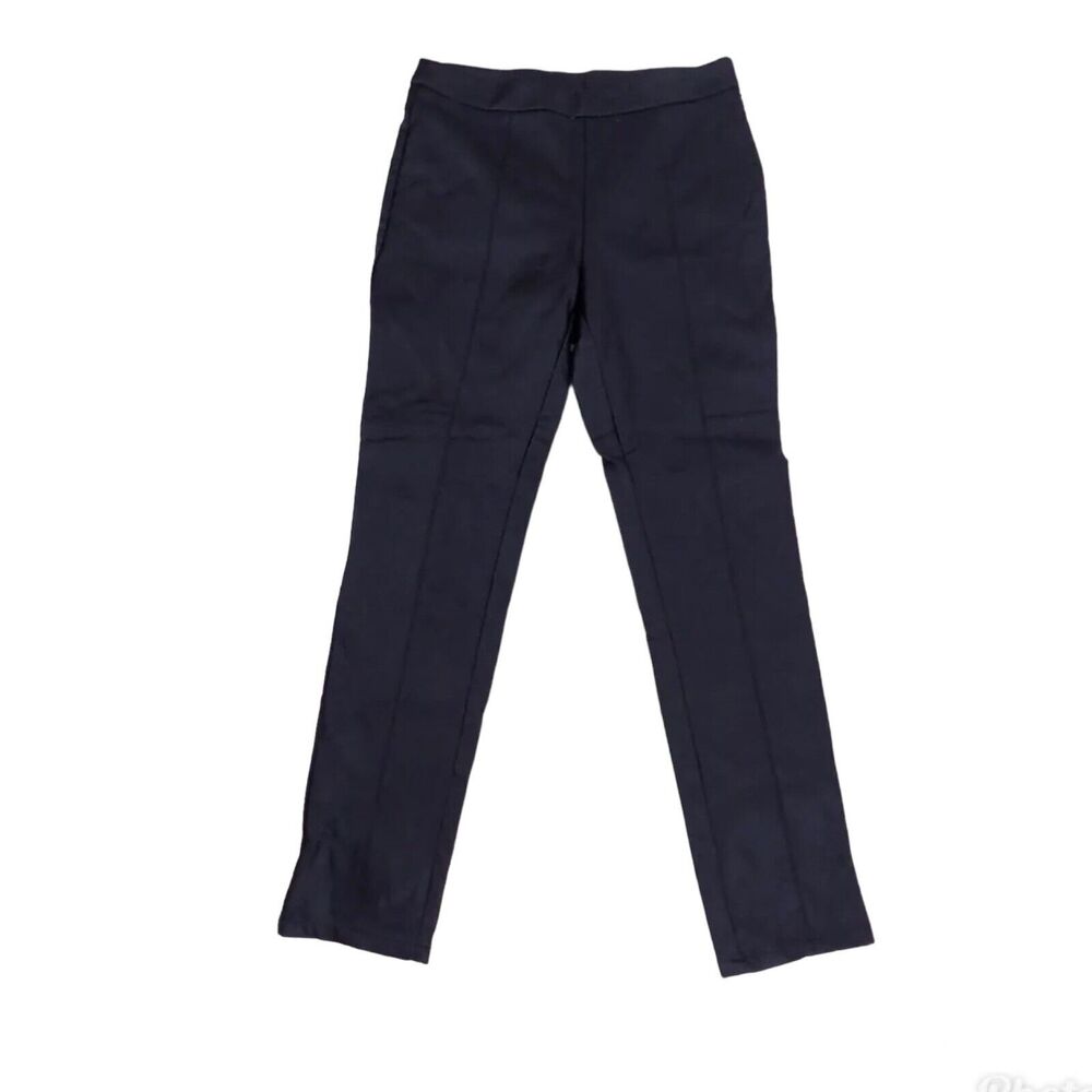 Love Riche black faux leather pants womens size Medium NWT